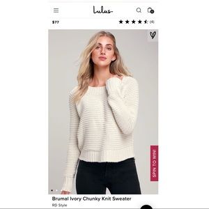 Chunky Knit Sweater